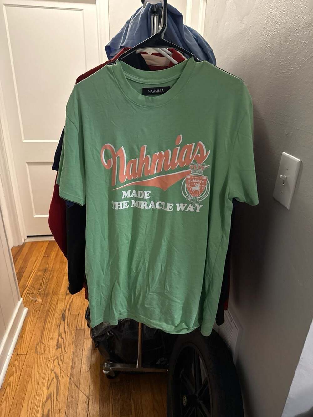 Nahmias Made The Miracle Way Graphic T-Shirt Green